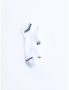 Air Jordan Jordan DRI-FIT sportovní funkční bílé ponožky 3 páry - UNI / Bílá / Air Jordan