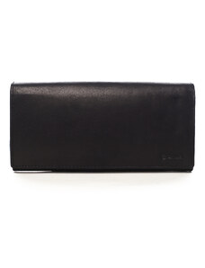 Delami Jednoduchá dámská kožená peněženka Otília černá