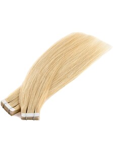 Vlasové PU pásky tape in na prodlužování vlasů 60cm 22 - světlá blond