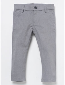 Boboli Chlapecké strečové keprové kalhoty šedé