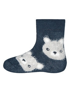 Ewers Dětské termo ponožky Medvídek Modrý