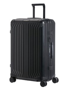 Samsonite Hliníkový cestovní kufr Lite-Box Alu M 71 l černá