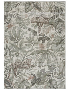 ELLE Decoration koberce Kusový koberec Botanical 103902 Cream/Green/Copperbrown z kolekce Elle - 80x150 cm