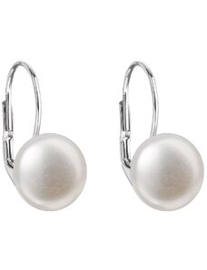 Pavona Evolution Group stříbrné náušnice s říční perlou 21010.1 bílá