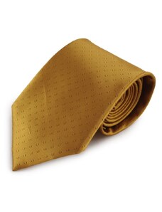 Šlajfka Měděná mikrovláknová kravata s decentním vzorkem