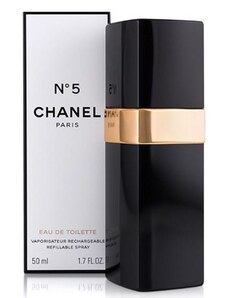 Chanel N°5 toaletní voda 50 ml pro ženy plnitelný flakón