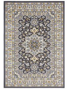 Nouristan - Hanse Home koberce Kusový koberec Mirkan 104106 Darkgrey - 80x250 cm