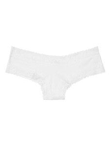 Victoria´s Secret Victoria's Secret krajkové kalhotky Stretch Cotton Lace-waist Cheeky Panty