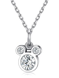 OLIVIE Stříbrný náhrdelník MOUSE 3421
