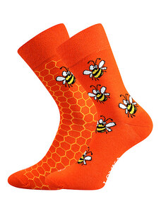 DOBLE barevné ponožky Lonka - VČELKY