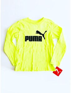 Puma Puma Electrolime stylové chlapecké triko dlouhý rukáv s logem - Dítě 5 let / Electrolime / Puma / Chlapecké