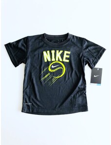 Nike Nike DRI-FIT Logo Black sportovní chlapecké triko s logem - Dítě 3 roky / Tmavě šedá / Nike / Chlapecké