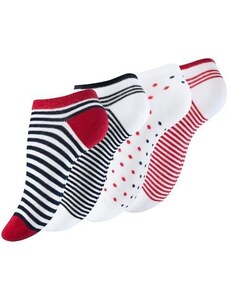Vincent Creation Ponožky dámské kotníčkové - různé vzory - 4 páry