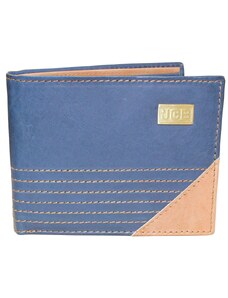Kožená peněženka s ochranou RFID - JCBNC 58 modrá
