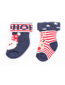 Ewers Novorozenecké termo ponožky Santa (2 páry)