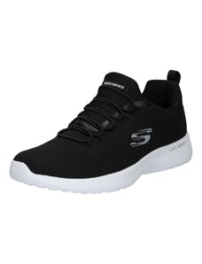 SKECHERS Tenisky 'Dynamight' černá / bílá