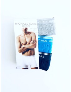 Michael Kors Michael Kors Essentials luxusní bavlněné boxerky 3 ks - M / Modrá / Michael Kors