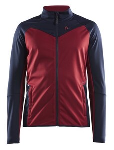Craft Glide Jacket M Rhubarb-blaze pánská bunda tmavě modrá/červená M