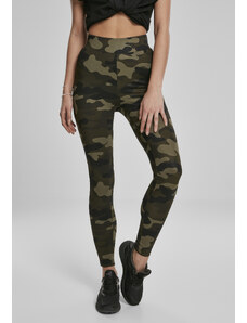 UC Ladies Dámské dřevěné kamuflážní legíny s vysokým pasem Camo Tech