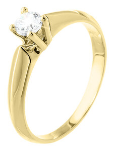 Zlatý prsten s diamantem ZPTO122Z-52-1000