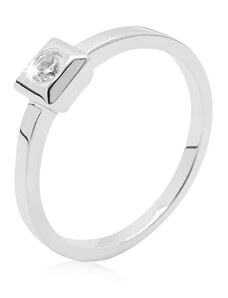Zlatý prsten s diamantem ZPTO162B-58-1000