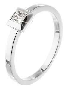 Zlatý prsten s diamanty ZPTO161B-57-1000