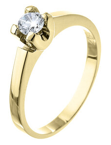 Zlatý prsten s diamantem ZPTO167Z-70-1000