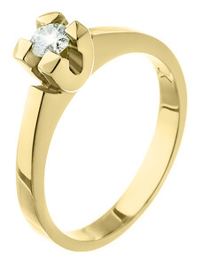 Zlatý prsten s diamantem ZPTO168Z-60-1000