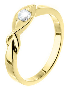 Zlatý prsten s diamantem ZPTO178Z-48-1000