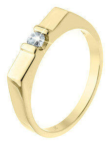 Zlatý prsten s diamantem ZPTO191Z-70-1000