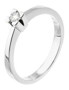 Zlatý prsten s diamantem ZPTO195B-52-1000