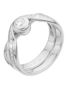 Zlatý prsten s diamanty ZPDI148B-47-1000