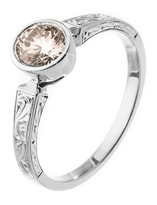 Zlatý prsten s diamantem ZPTO120B-50-6000