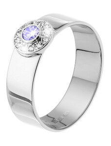 Zlatý prsten s tanzanitem a diamanty ZPTO135B-51-1600