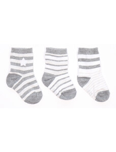 Ewers Dětské bavlněné ponožky světlé Trio (3 páry)