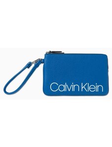 Calvin Klein dámská kabelka příruční Monogram jacquard Logo modrá