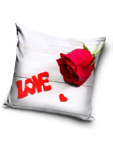 Carbotex Dekorační polštářek Růže z lásky