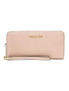 Michael Kors Peněženka Jet Set Travel Leather Continental Soft Pink