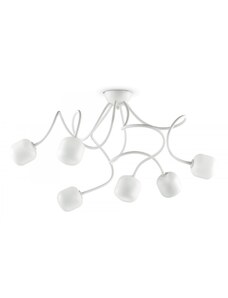 Ideal Lux 174921 přisazené stropní svítidlo Octopus Bianco 6x28W|G9 - bílé