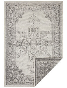 NORTHRUGS - Hanse Home koberce Kusový koberec Twin Supreme 104136 Grey/Cream – na ven i na doma - 80x150 cm