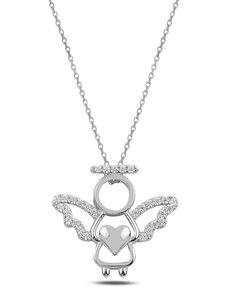 OLIVIE Stříbrný náhrdelník ANDĚL 3693
