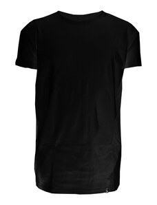 NTRXZ MVMNT pánské tričko černé MERINO / krátký rukáv