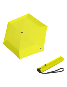 Knirps Ultra US.050 Slim Manual - dámský skládací manuální deštník žlutá