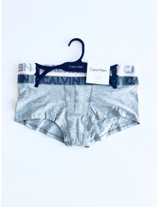 Calvin Klein Calvin Klein Crew Logo Multi stylové bavlněné kalhotky Boyshort 2 ks - S / Vícebarevná / Calvin Klein