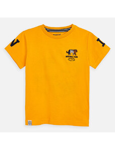 MAYORAL chlapecké triko s krátkým rukávem - oranžové s tygrem