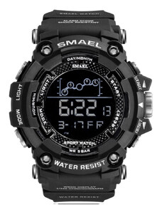 Sportovní digitální hodinky Smael 1802 černé