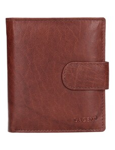 Pánská kožená peněženka Lagen Katini - hnědá