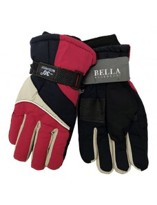 Dětské zimní rukavice Bella Accessori 9011S-8 červená