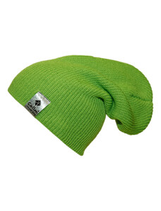 COLLM Pletená čepice v zelené barvě