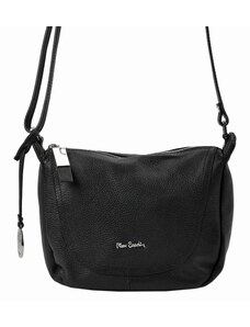 Kožená crossbody kabelka Pierre Cardin FRZ 1721 černá